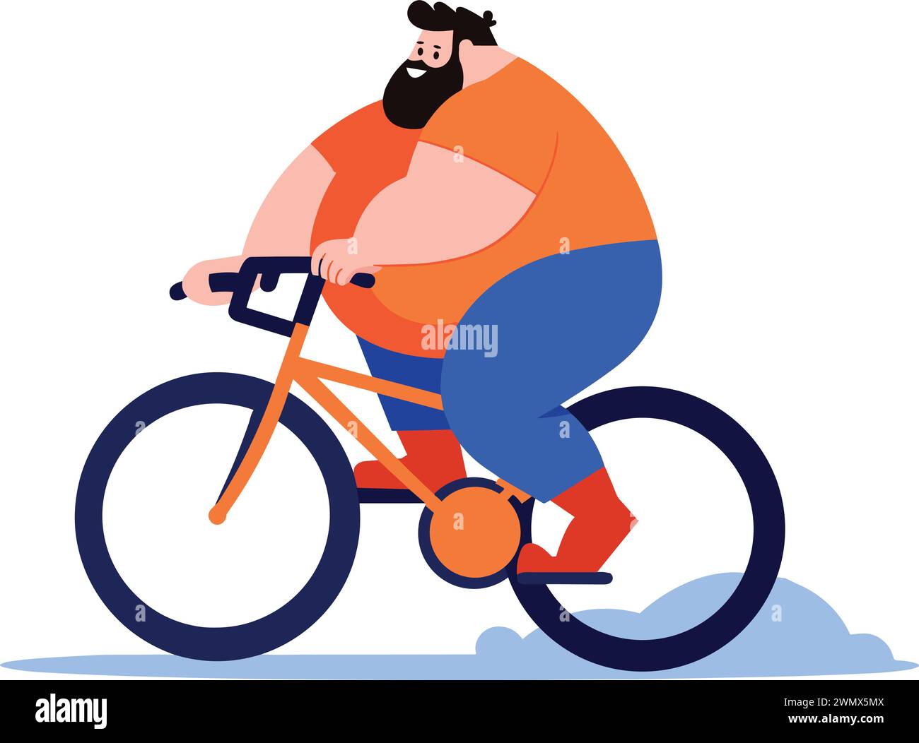 Fatbike race Stock Vector Images Alamy