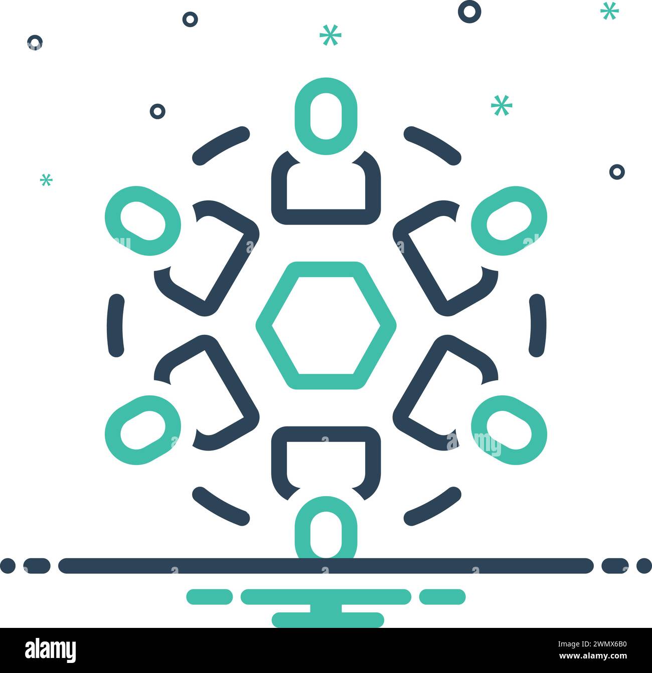 Group cluster Stock Vector Images - Alamy