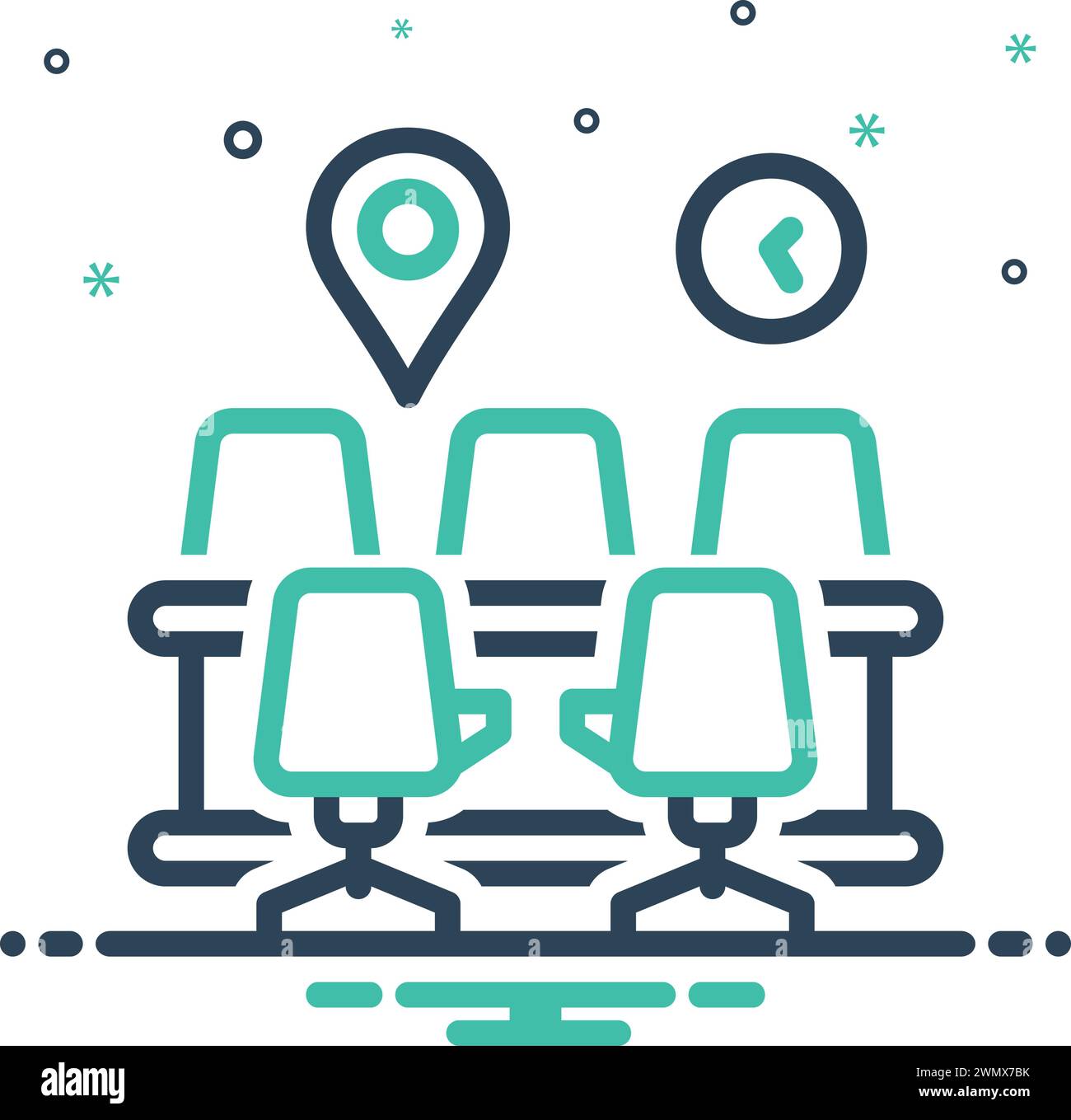 Icon for meeting location,meeting point Stock Vector Image & Art - Alamy