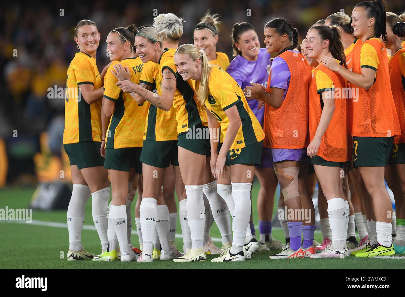 MELBOURNE, AUSTRALIA 28 Feb 2024. 2024 AFC Women's Olympic Qualifying