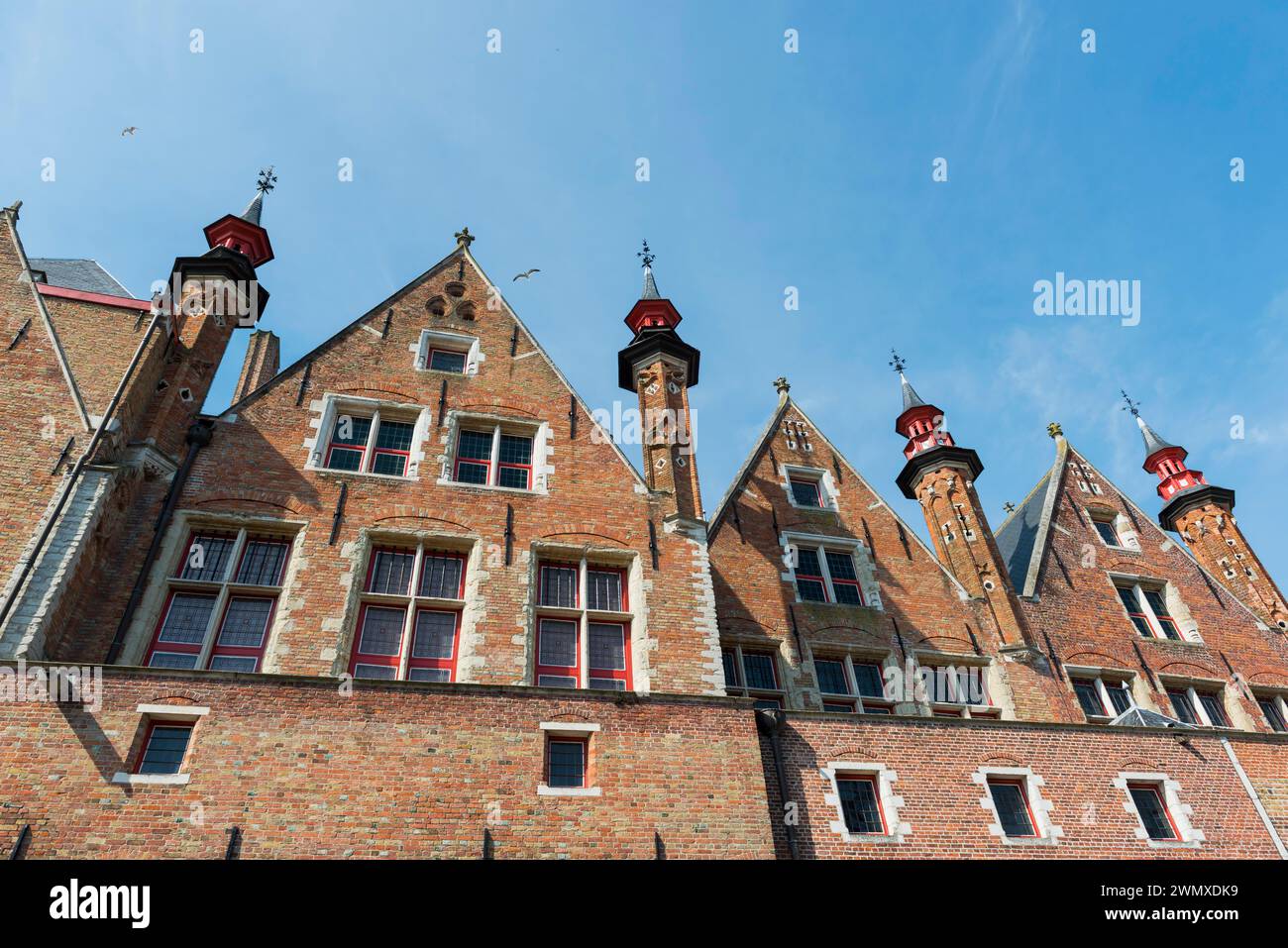 Traditional Flemish architecture, house, facade, craft, architectural ...