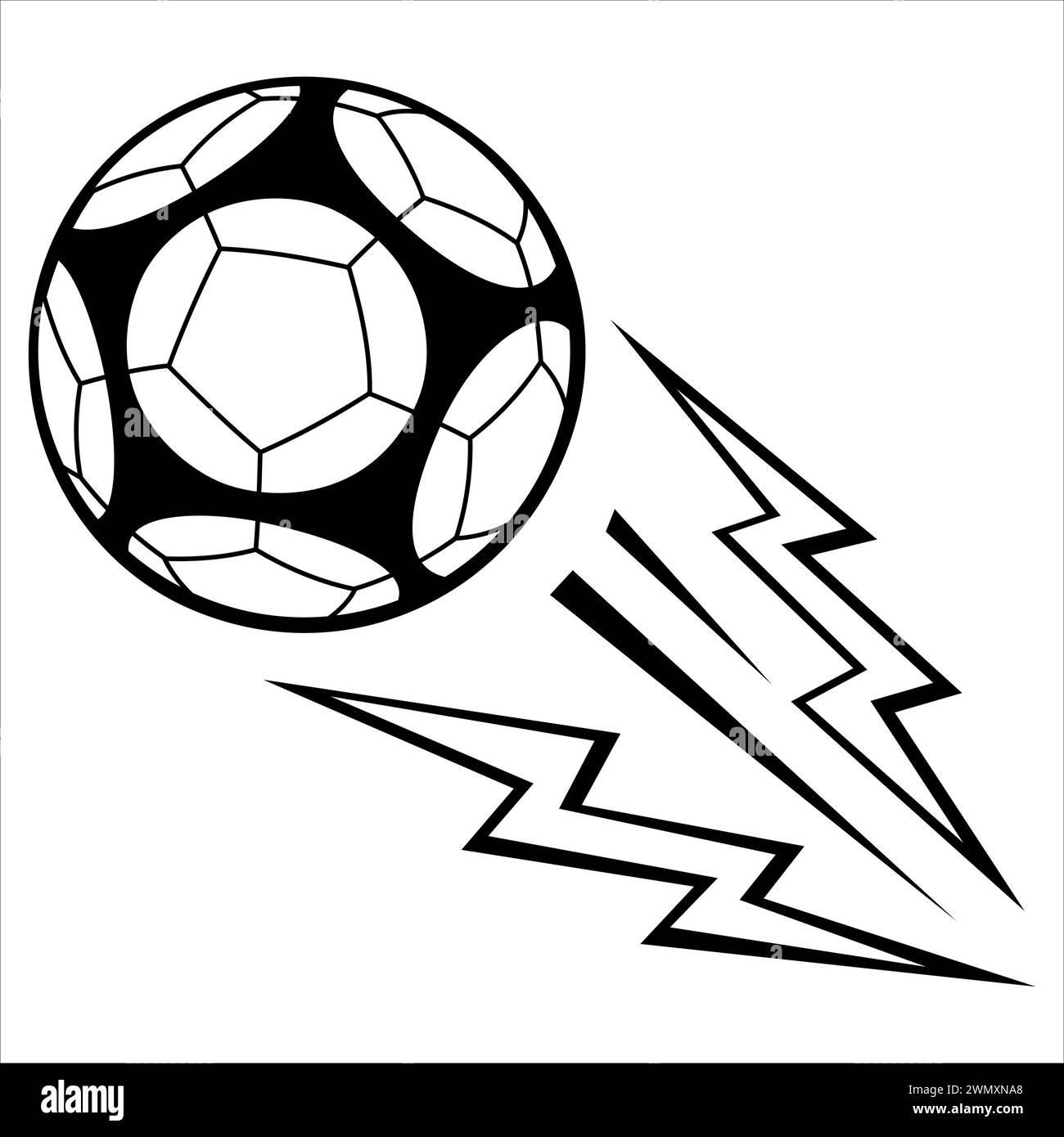 art illustration design of soccer ball Stock Vector Image & Art - Alamy