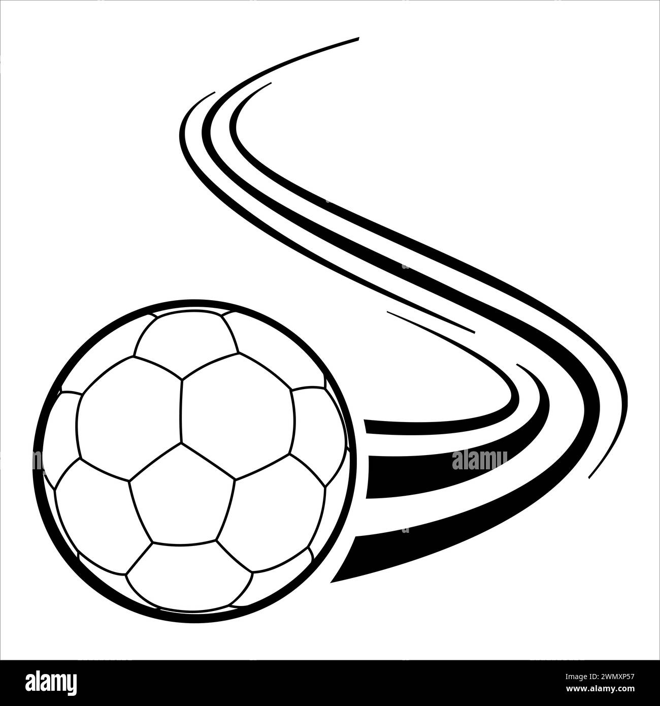 art illustration design of soccer ball Stock Vector Image & Art - Alamy