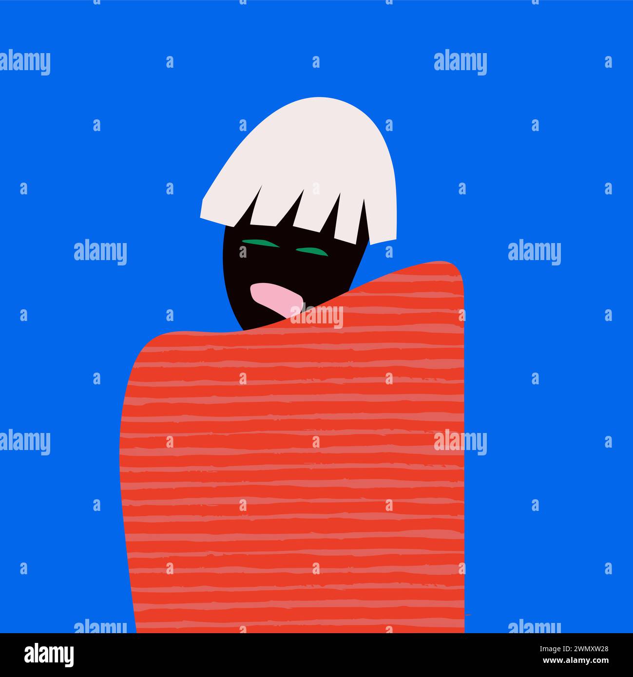 Teenager art collage Stock Vector Images Alamy