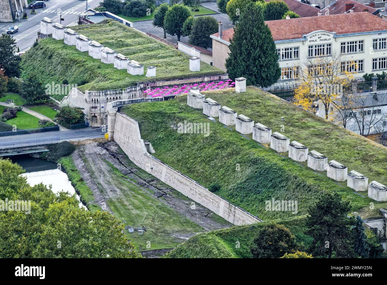 Toul Ramparts Aerial toul lorraine france hi-res stock photography and images - Alamy