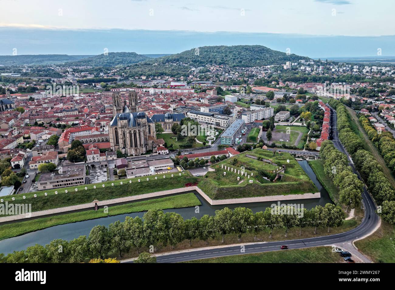 Toul Ramparts Aerial toul lorraine france hi-res stock photography and images - Alamy