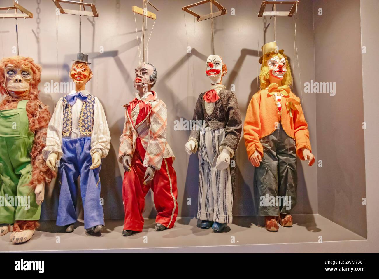 Italy, Sicily, Syracuse, Ortigia island, Puppet Museum Stock Photo Alamy