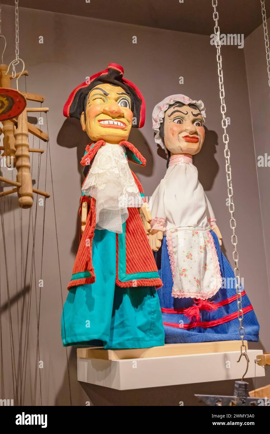 Italy, Sicily, Syracuse, Ortigia island, Puppet Museum Stock Photo Alamy