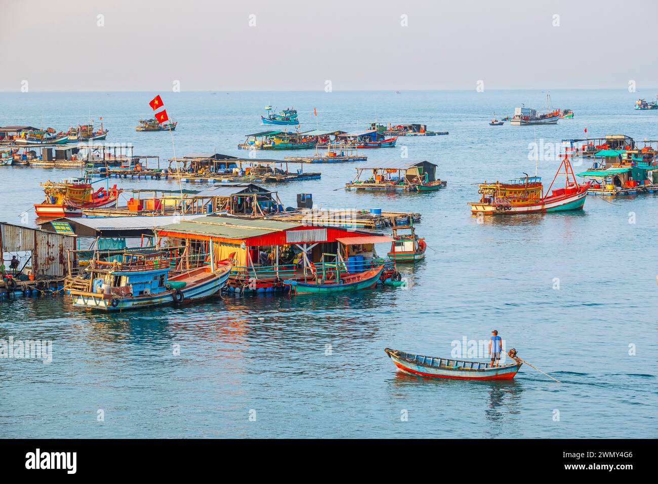 Vietnam, Kien Giang province, Hon Son (or Lai Son) island, Bai Gieng harbour Stock Photo
