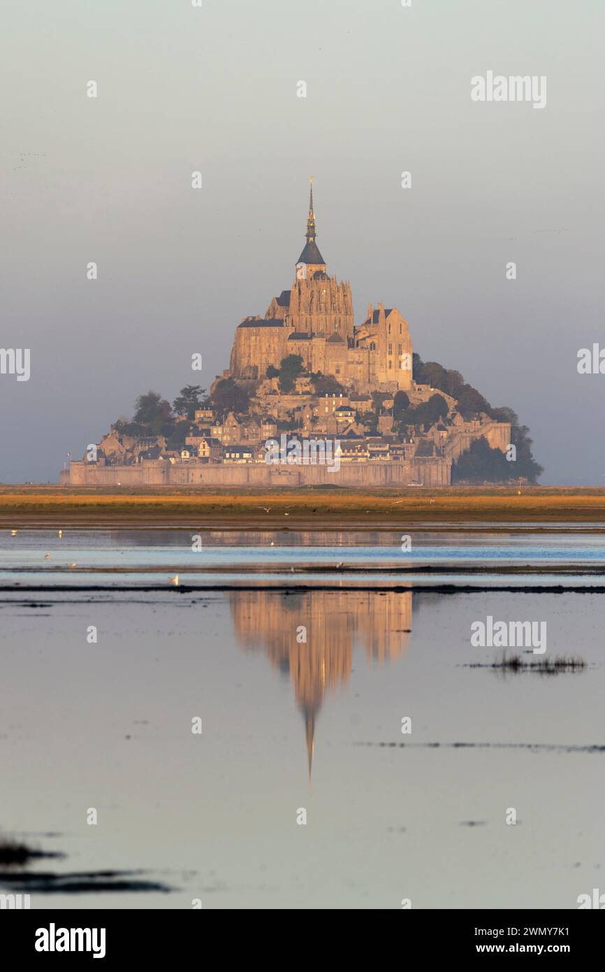 France Manche Mont Saint Michel High Tides On Mont Saint Michel france-manche-mont-saint-michel-high-tides-on-mont-saint-michel