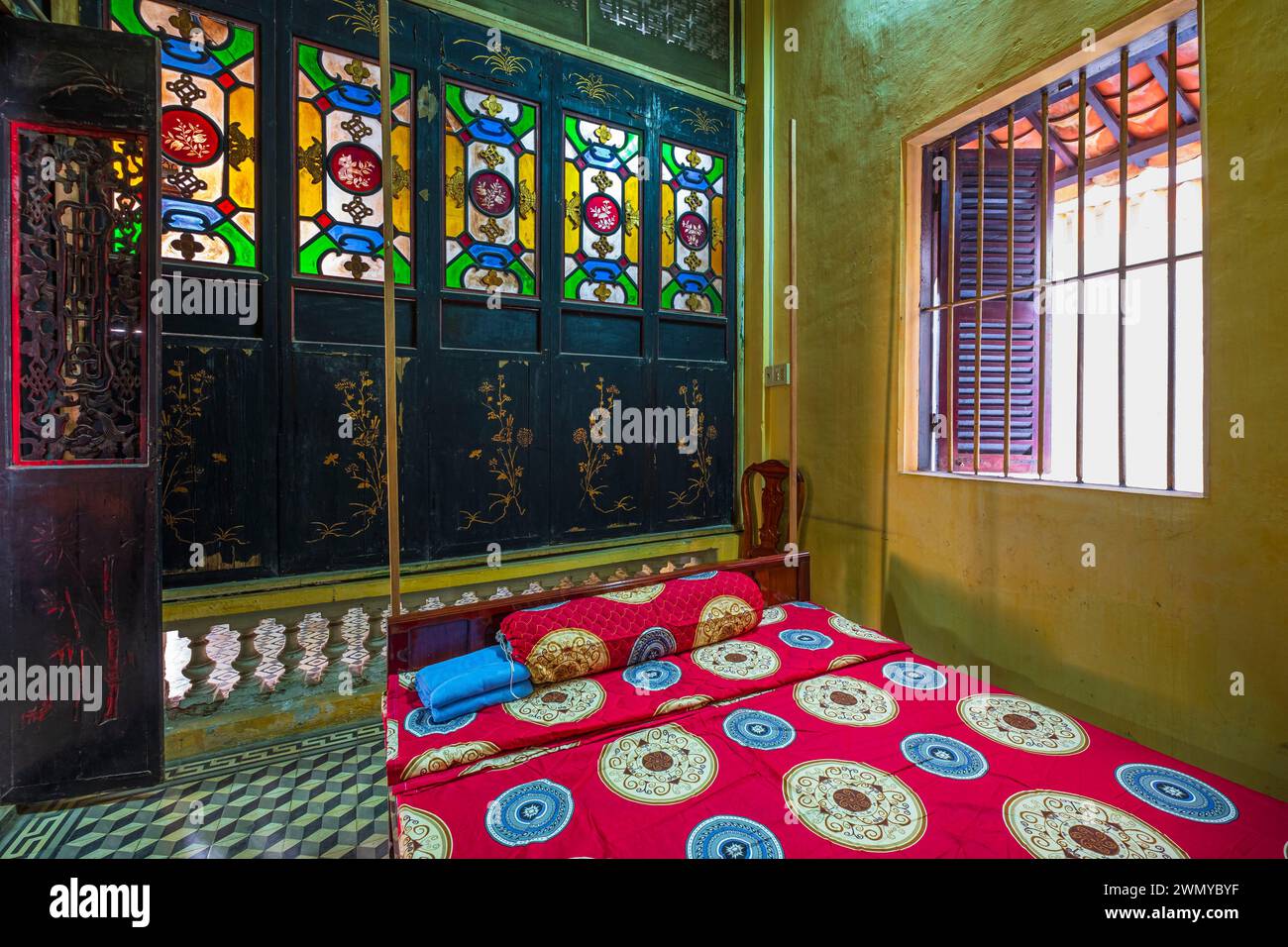 Vietnam, Mekong Delta, Sa Dec, former house of Huynh Thuy Le, built in