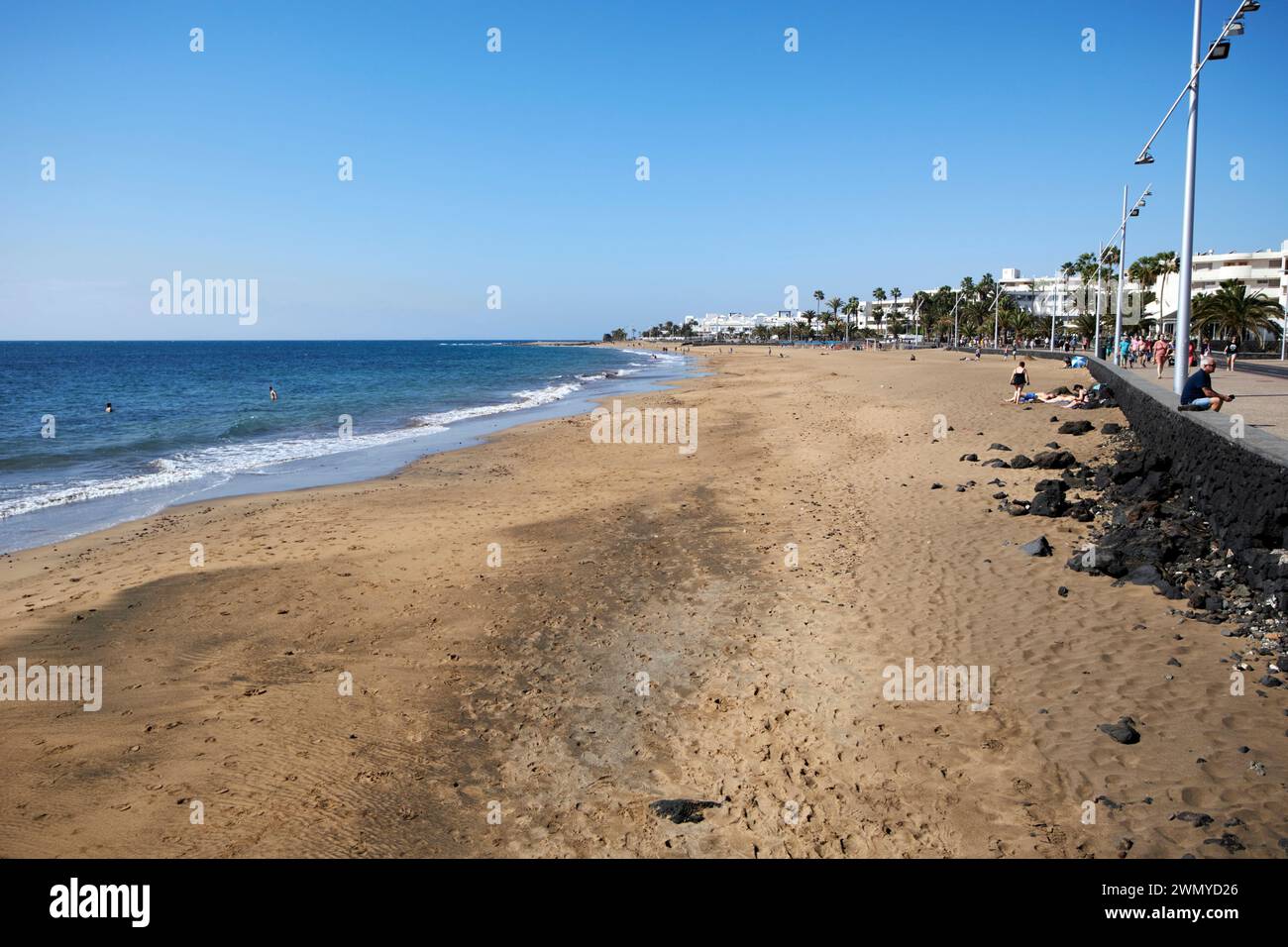 playa matagorda matagorda Lanzarote, Canary Islands, spain Stock Photo