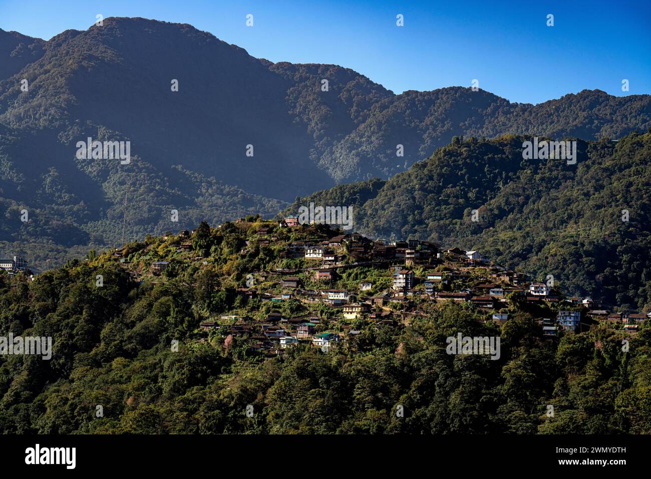 India, Nagaland, tribal Naga village of Khonoma Stock Photo - Alamy