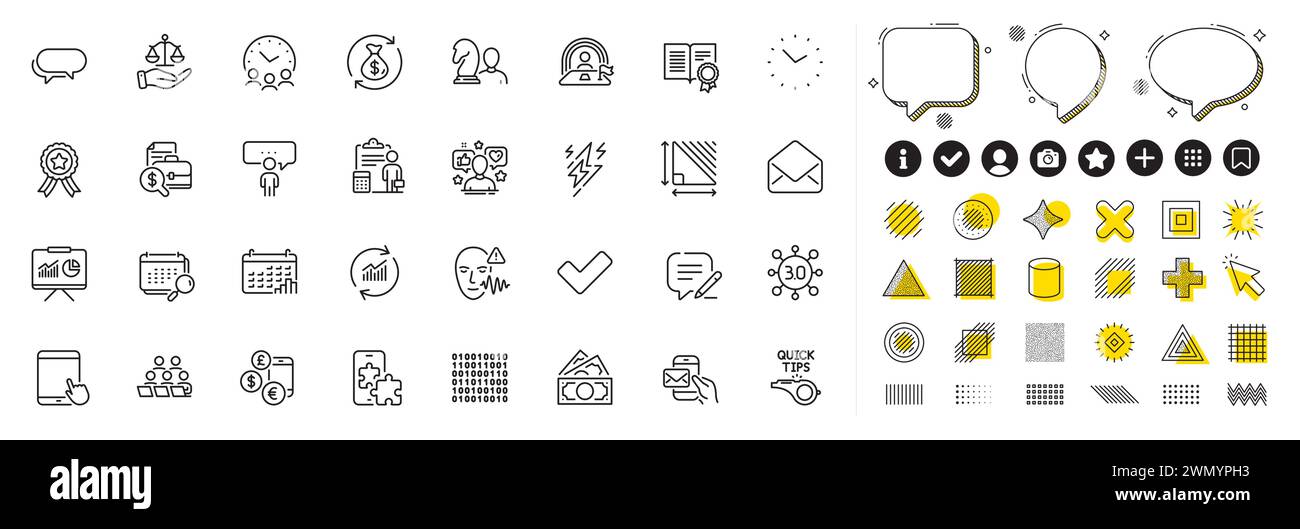 Set of Binary code, Lgbt and Consulting business line icons for web app. Pictogram icon Vector Stock Vector