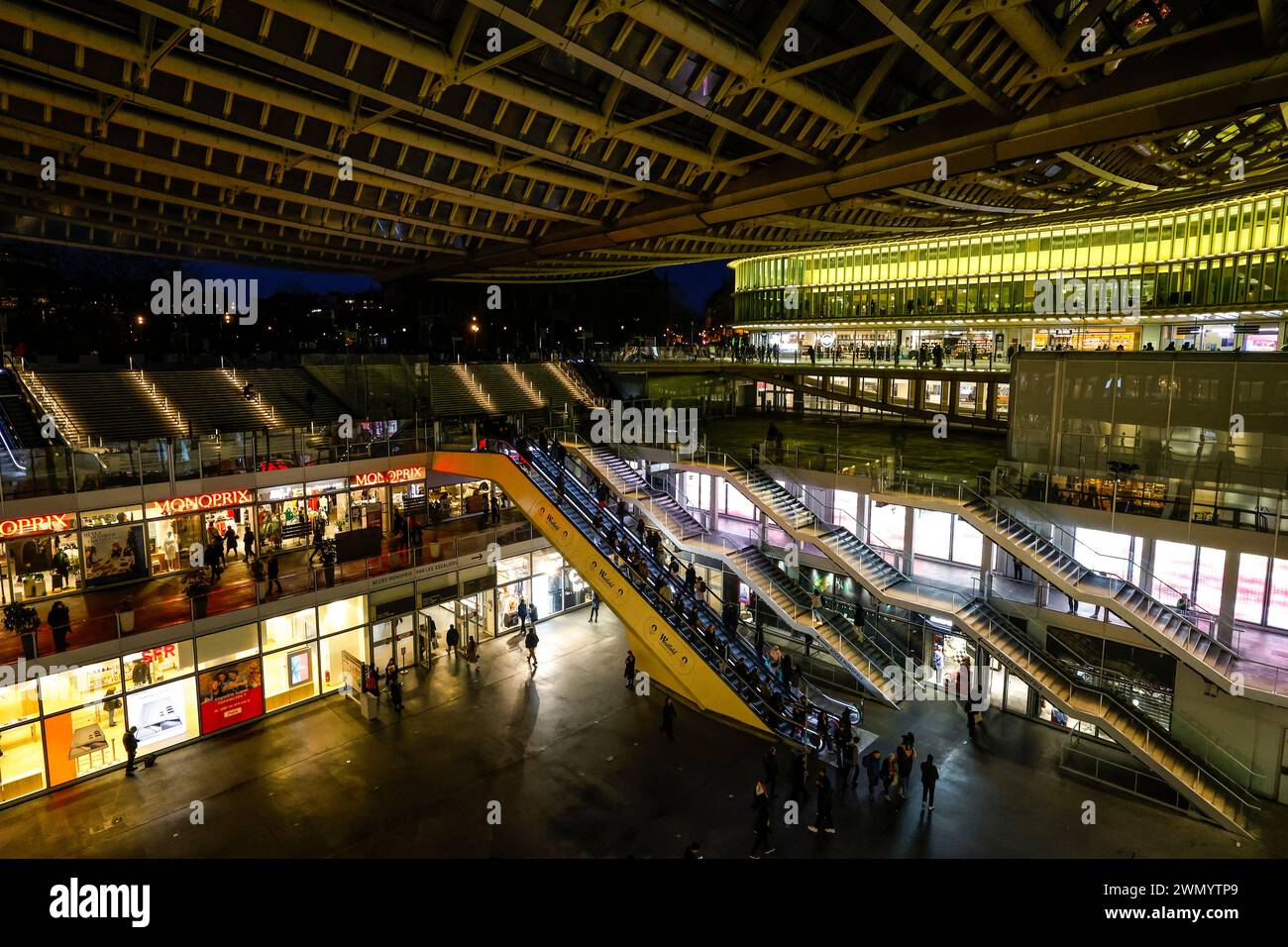 WESTFIELD  FORUM DES HALLES PARIS Stock Photo