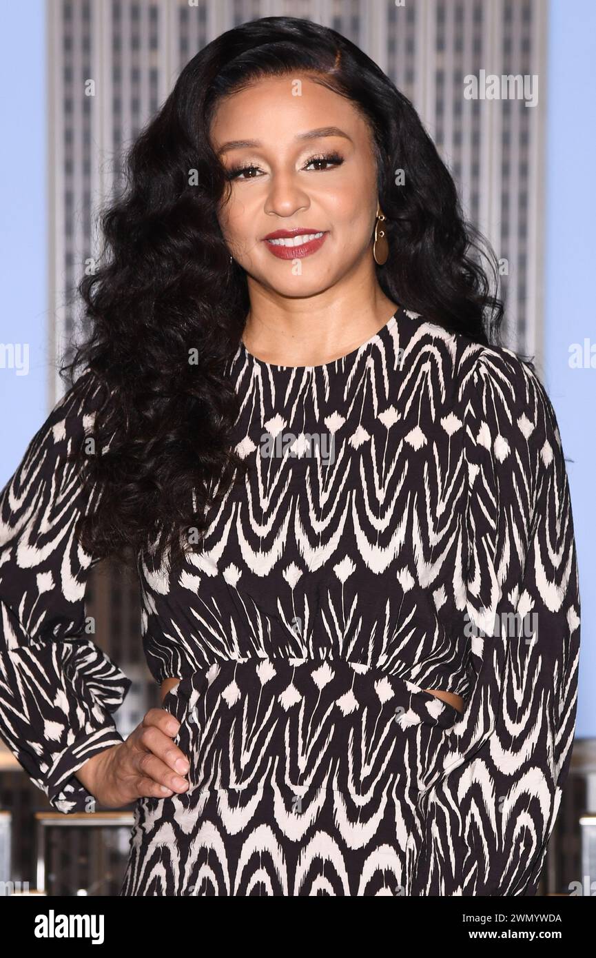 New York, USA. 28th Feb, 2024. Carra Patterson, cast member of CBS's