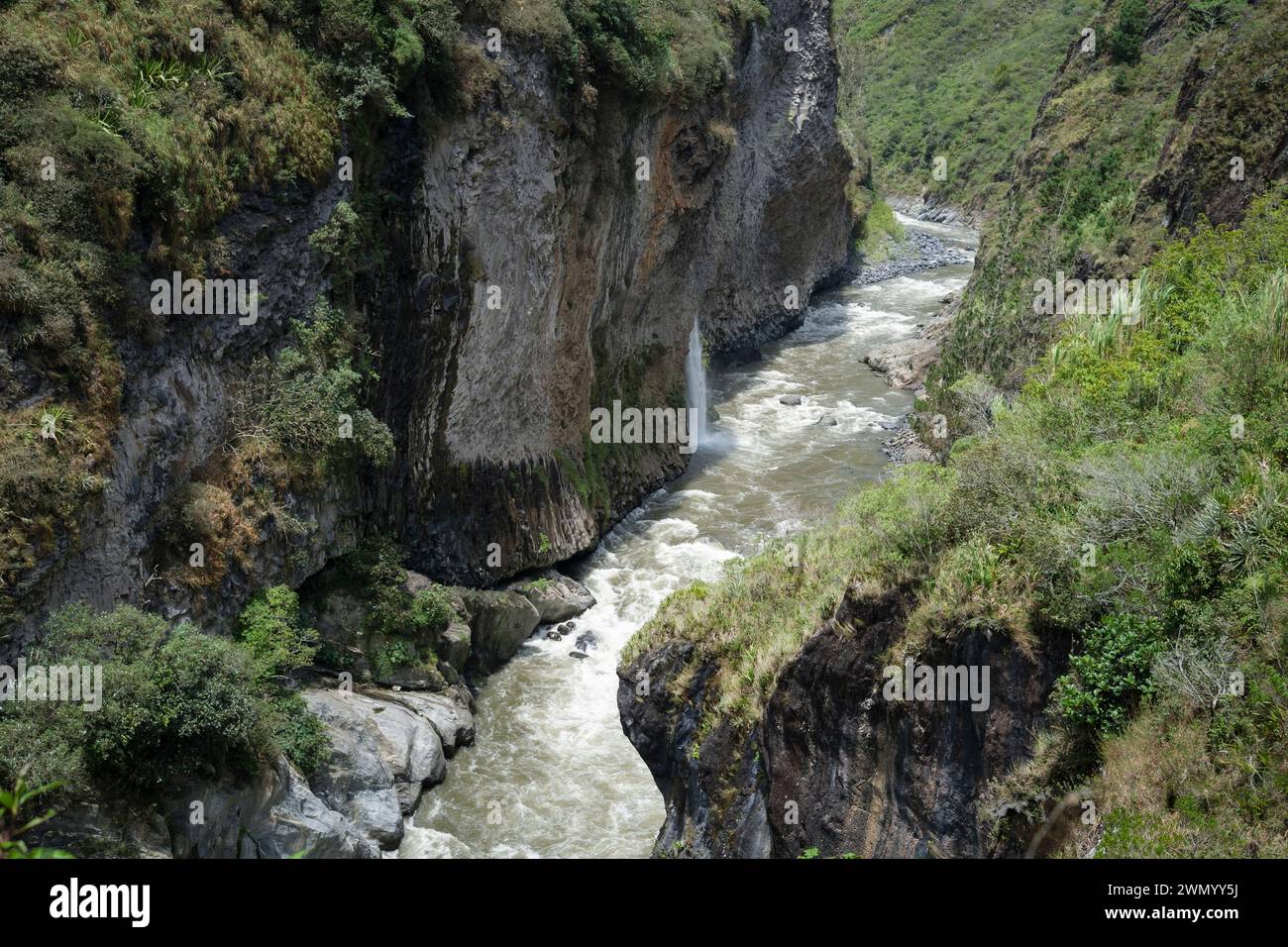 Waterfall in rainforest jungle aerial hi-res stock photography and ...