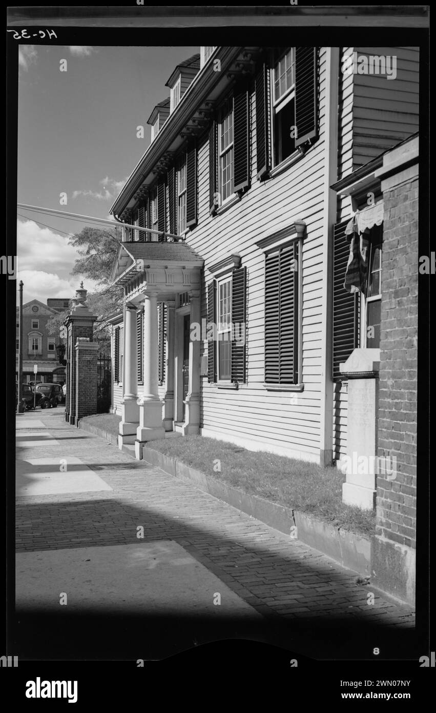Wadsworth House and Harvard Yard Gates, Cambridge. Wadsworth House and