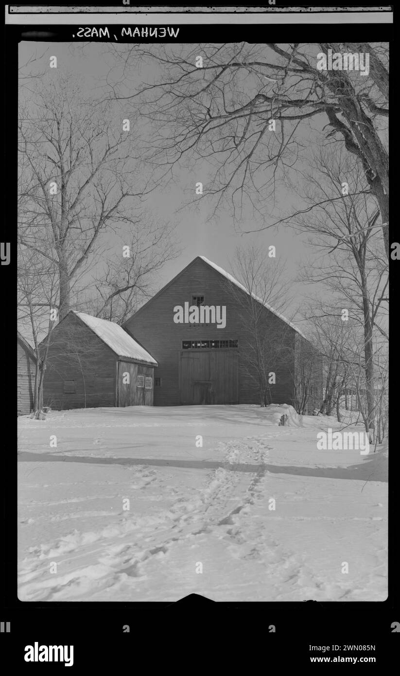 Building (exterior), Wenham. Building (exterior), Wenham Stock Photo