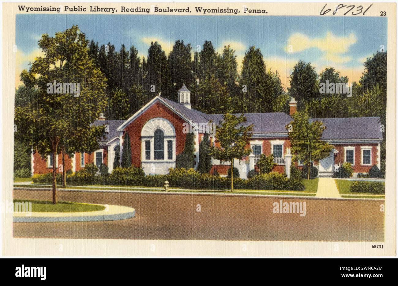 Wyomissing Public Library, Reading Boulevard, Wyomissing, Penna