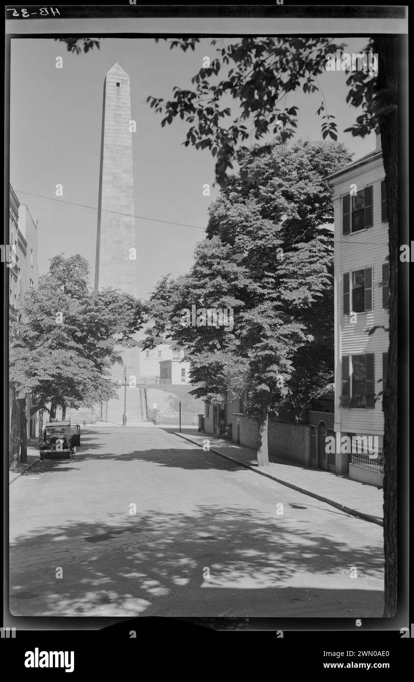 Bunker Hill Monument, Breed's Hill, Charlestown, Boston. Bunker Hill