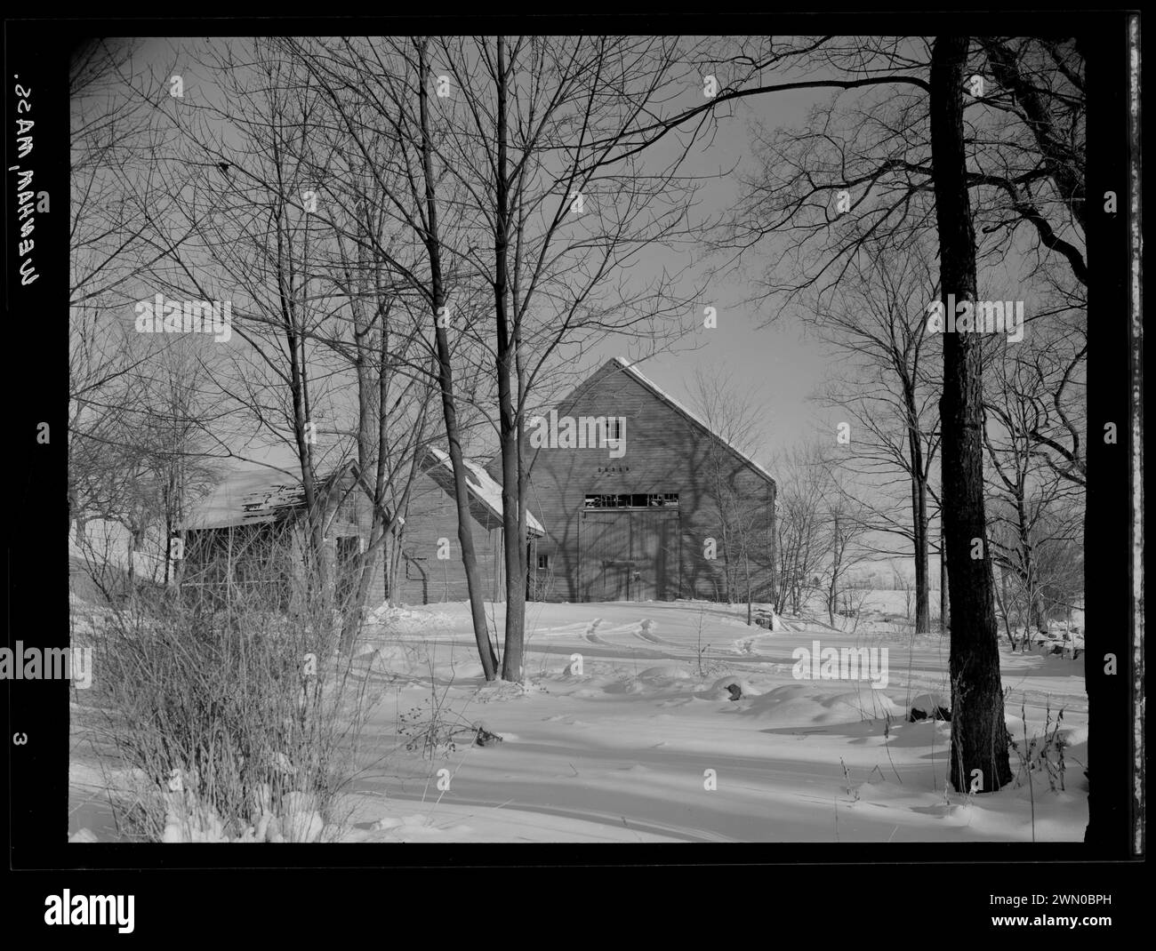 Building (exterior), Wenham. Building (exterior), Wenham Stock Photo