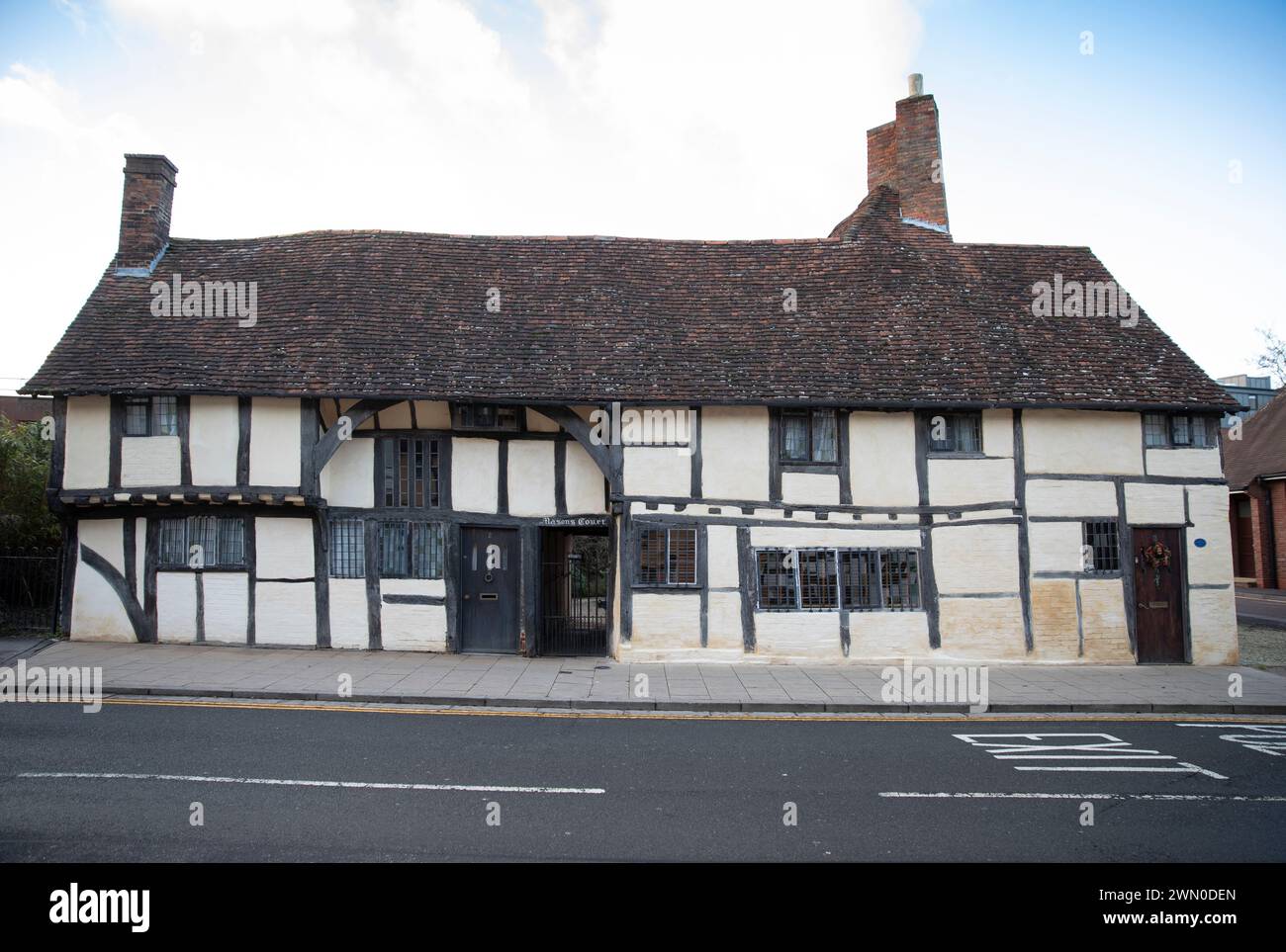 tudor architecture Stock Photo