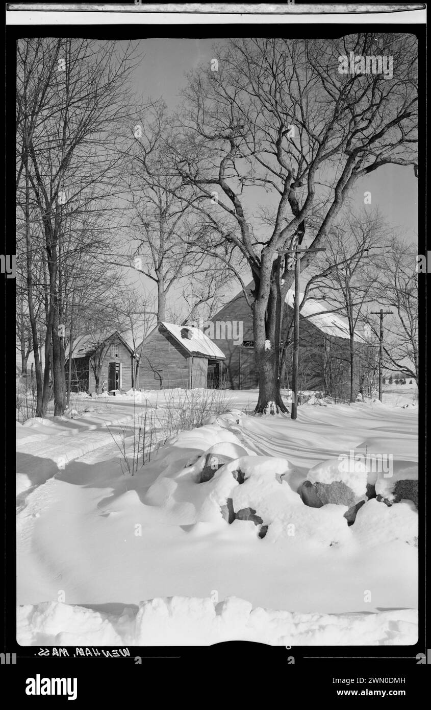 Building (exterior), Wenham. Building (exterior), Wenham Stock Photo
