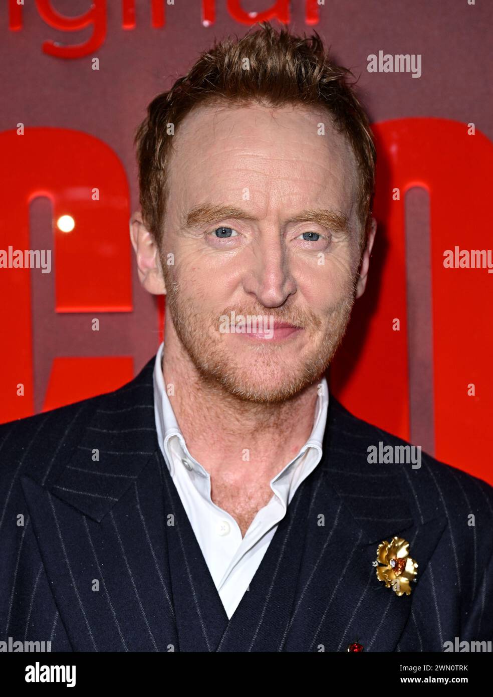 London, UK. February 28th, 2024. Tony Curran arriving at the Mary and George UK Premiere, Banqueting House, Whitehall. Credit: Doug Peters/EMPICS/Alamy Live News Stock Photo