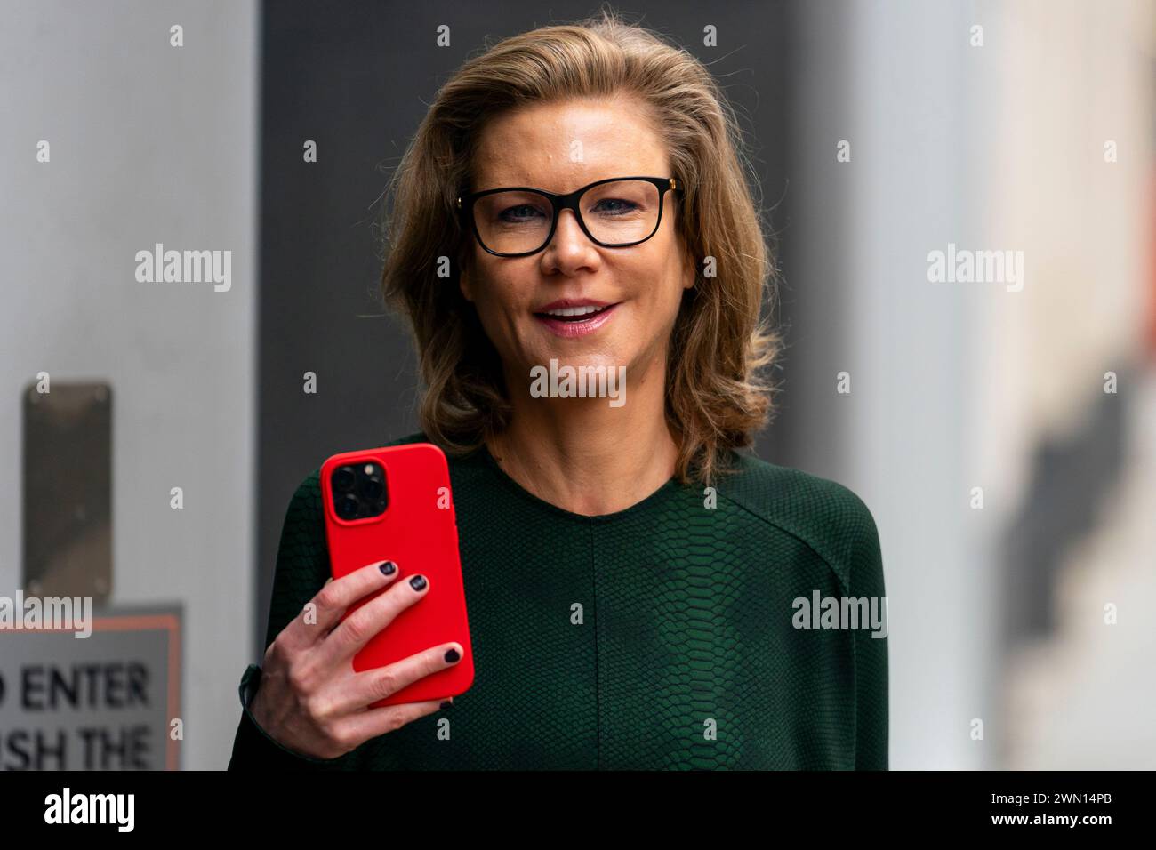 Newcastle United coowner Amanda Staveley arrives at the Rolls Building