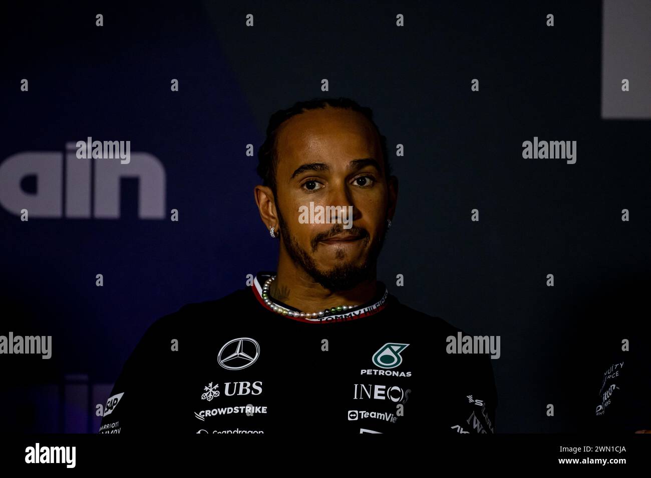 Sakhir, Bahrain, February 28, Lewis Hamilton, from the United Kingdom