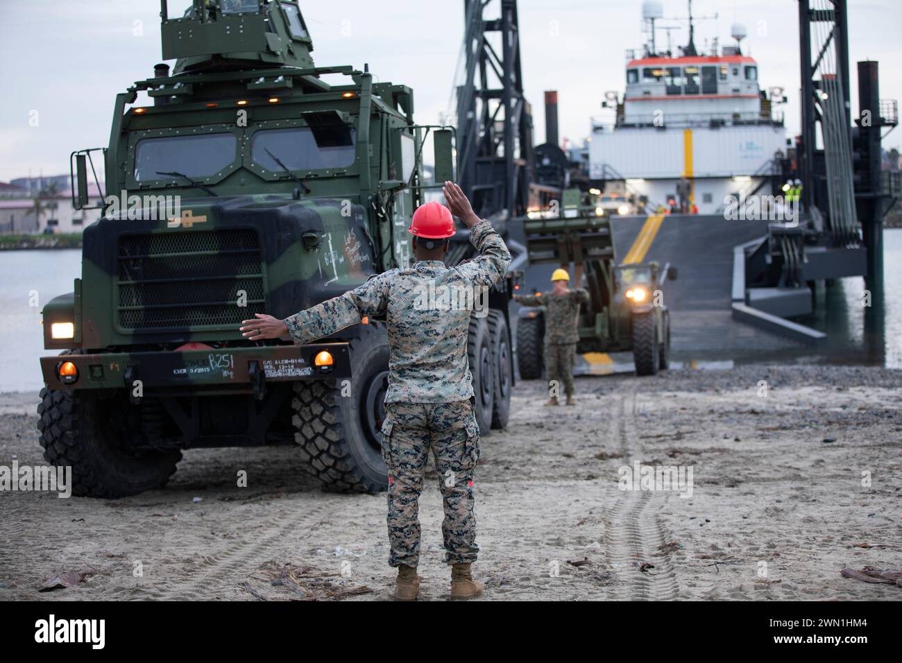 U.S. Marine Corps Cpl. Williams Robinson, a logistics specialist