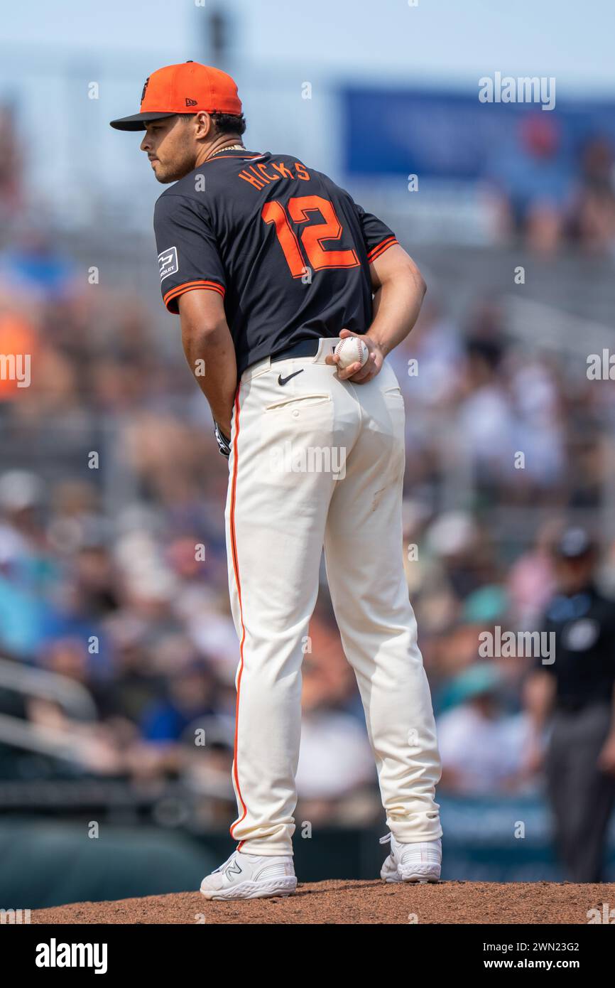 Scottsdale, United States. 27th Feb, 2024. San Francisco Giants