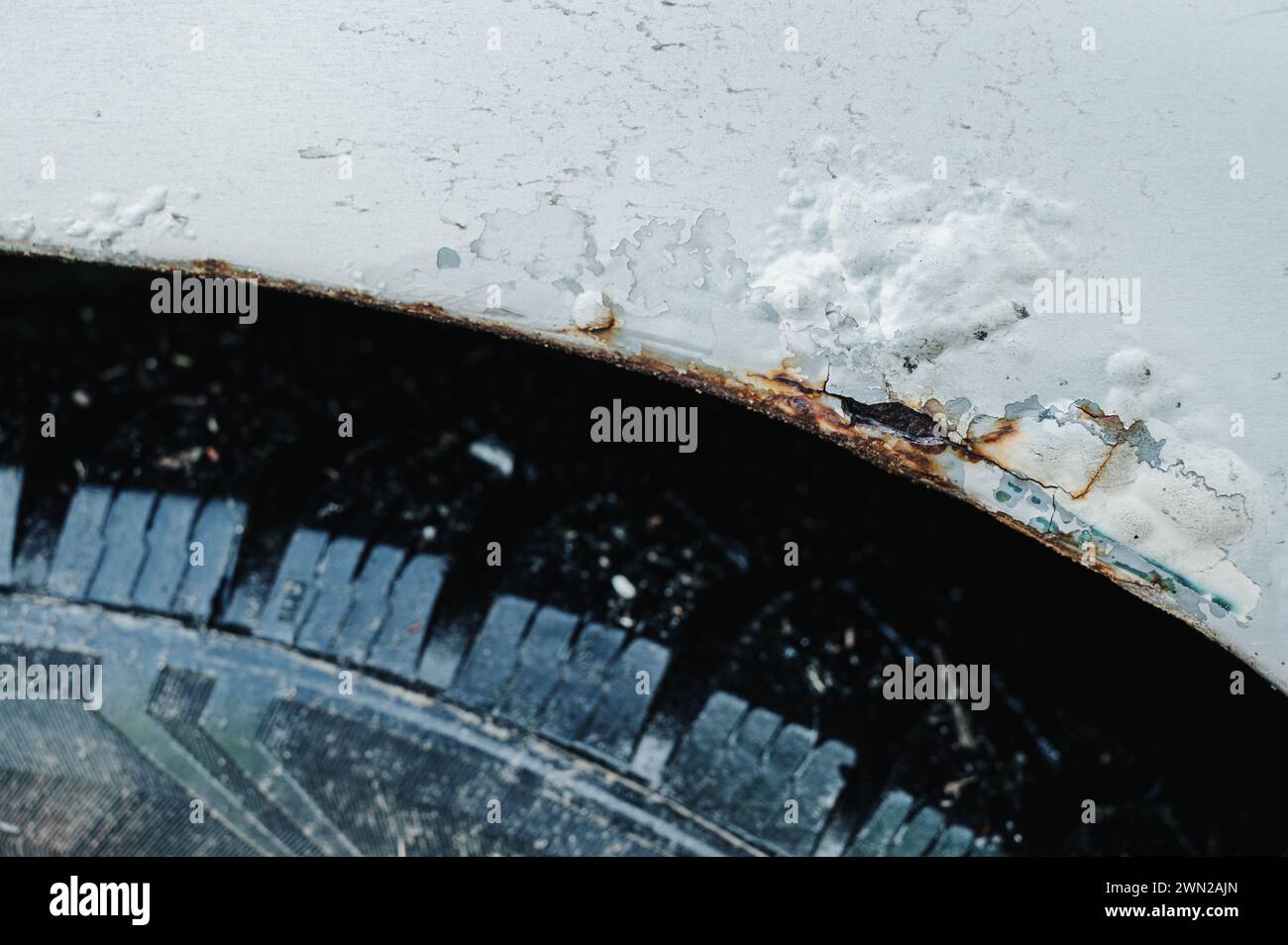 Repairing old rusty metal surface hi-res stock photography and images ...