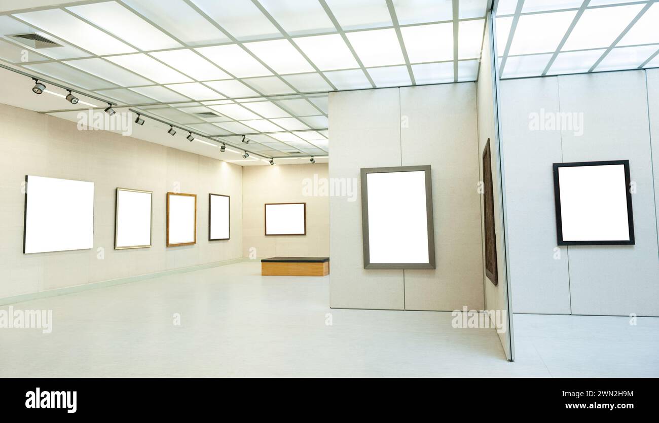 Art gallery wall perspective seat hi-res stock photography and images ...