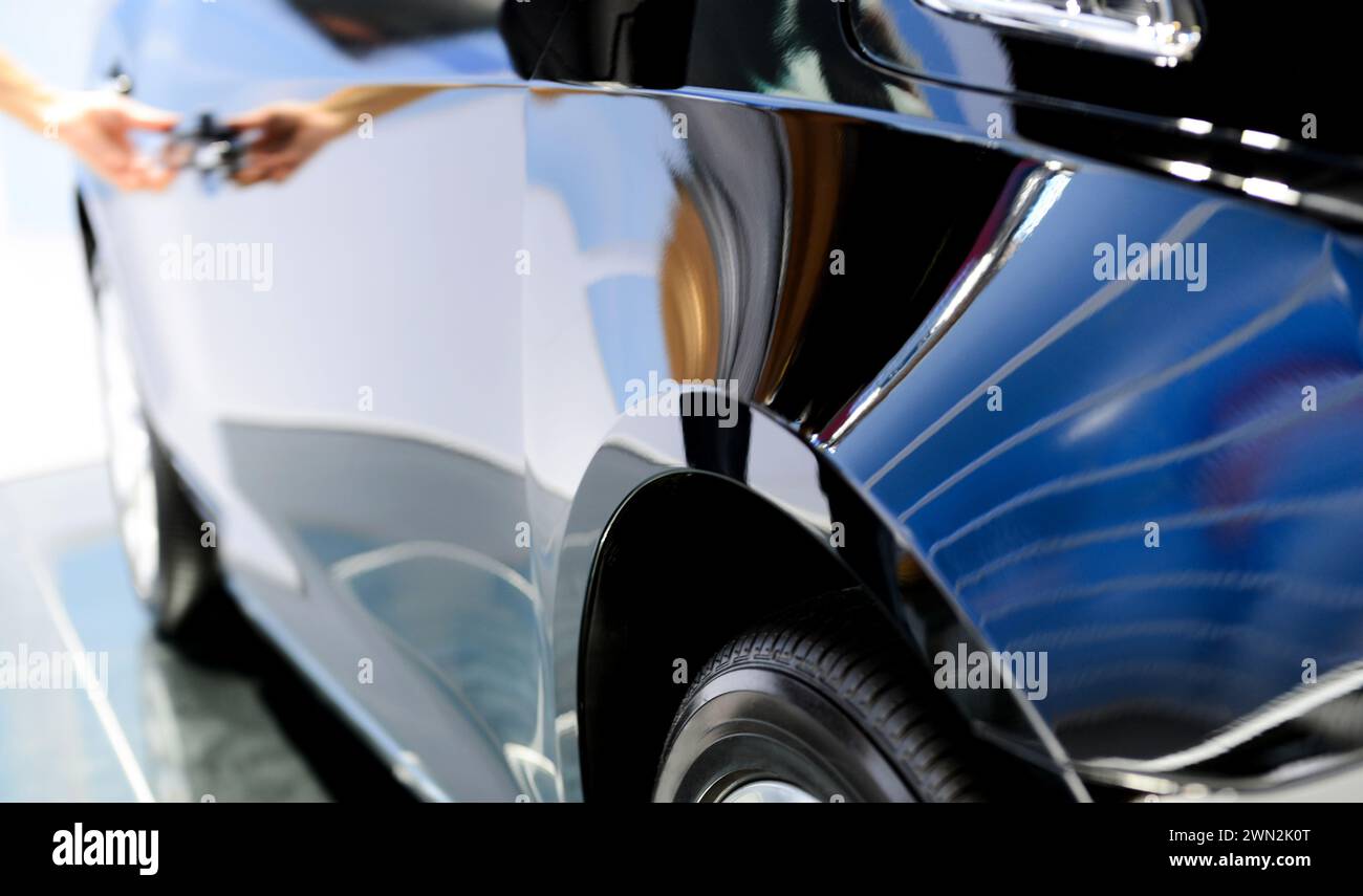 Luxury car door hi-res stock photography and images - Alamy