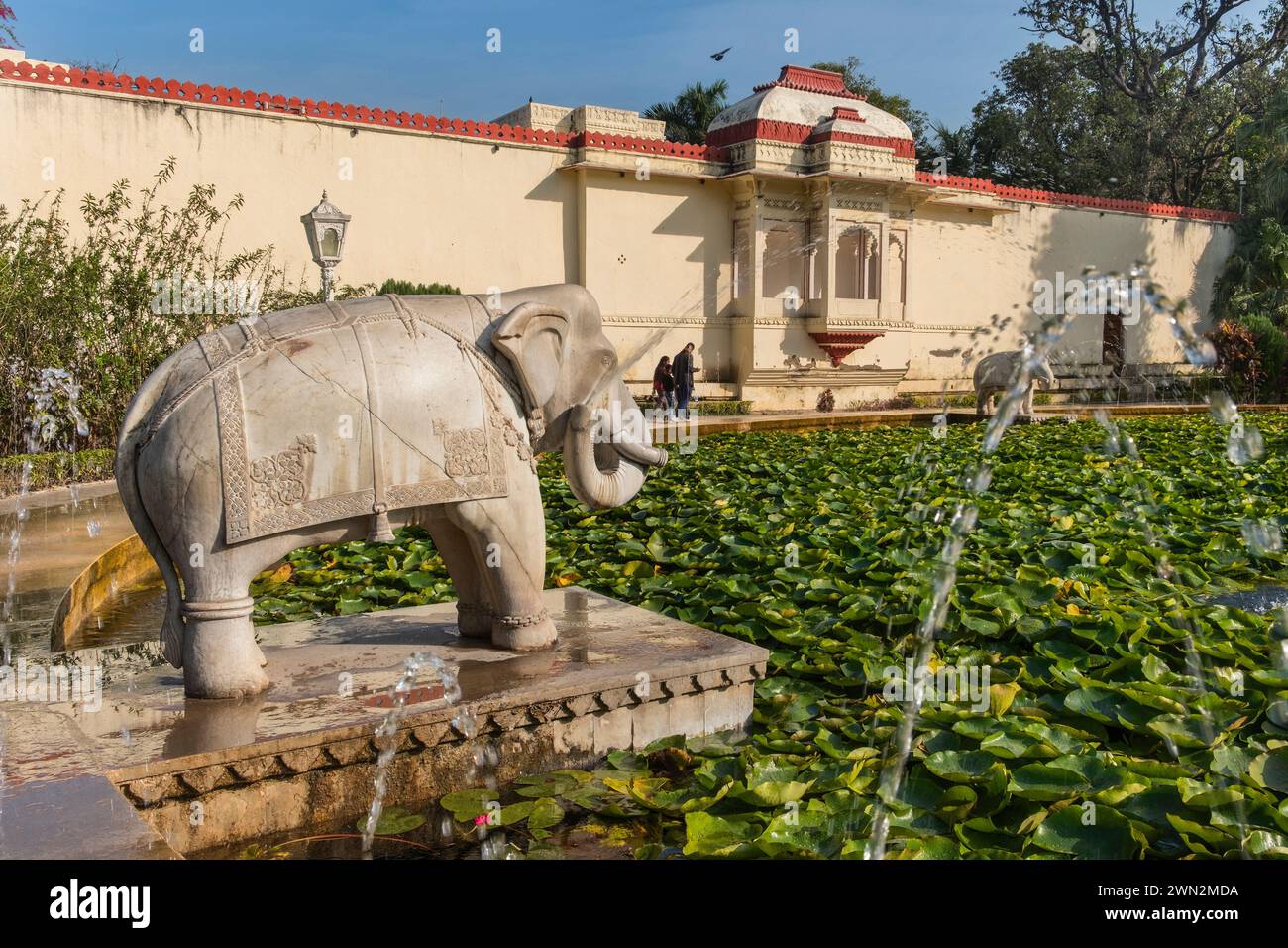 Saheliyon-ki-Bari Garden of the Maidens Udaipur Rajasthan India Stock ...