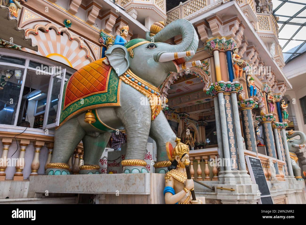 Jain Temple Malabar Hill Bombay Mumbai India Stock Photo