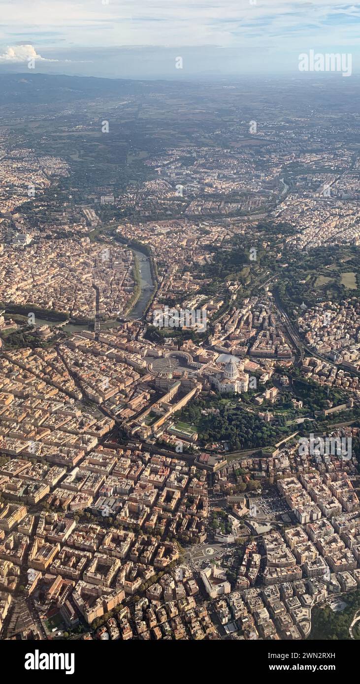 Plane View Rome Plane view rome hi-res stock photography and images - Alamy