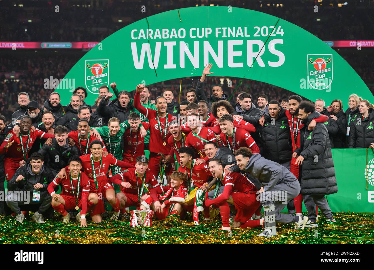 25 Feb 2024 Chelsea v Liverpool Carabao Cup Final Wembley Stadium