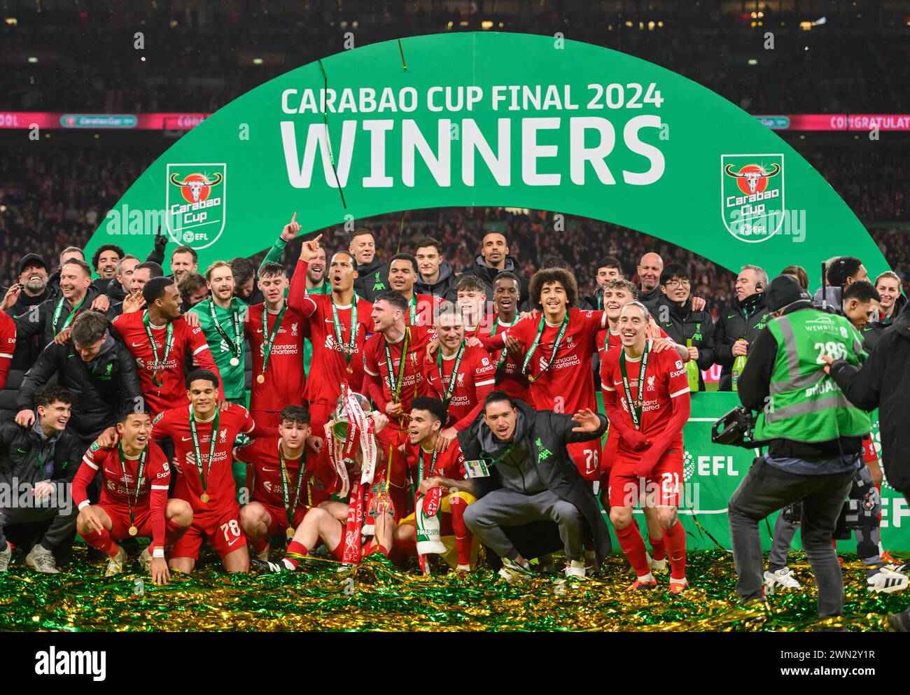 25 Feb 2025 Chelsea v Liverpool Carabao Cup Final Wembley Stadium