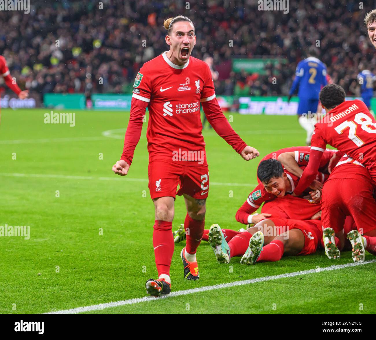 25 Feb 2024 Chelsea v Liverpool Carabao Cup Final Wembley Stadium