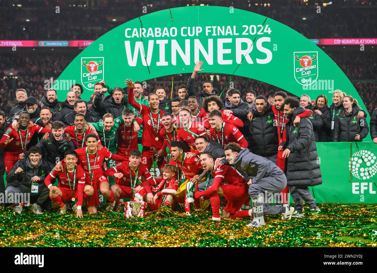 25 Feb 2024 Chelsea v Liverpool Carabao Cup Final Wembley Stadium