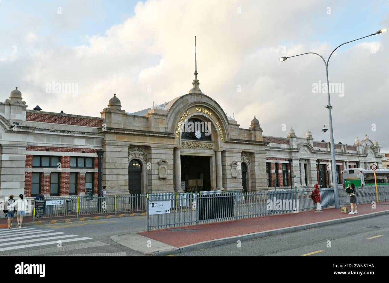 Fremantle Railway Station Stock Photo