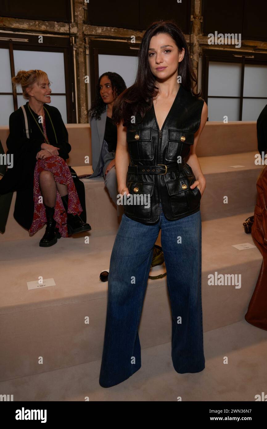Marisa Abela attends the Chloe Fall/Winter 20242025 readytowear