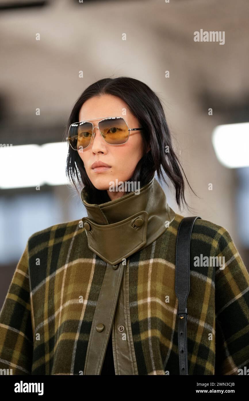 A model wears a creation as part of the Chloe Fall/Winter 2024-2025 ...