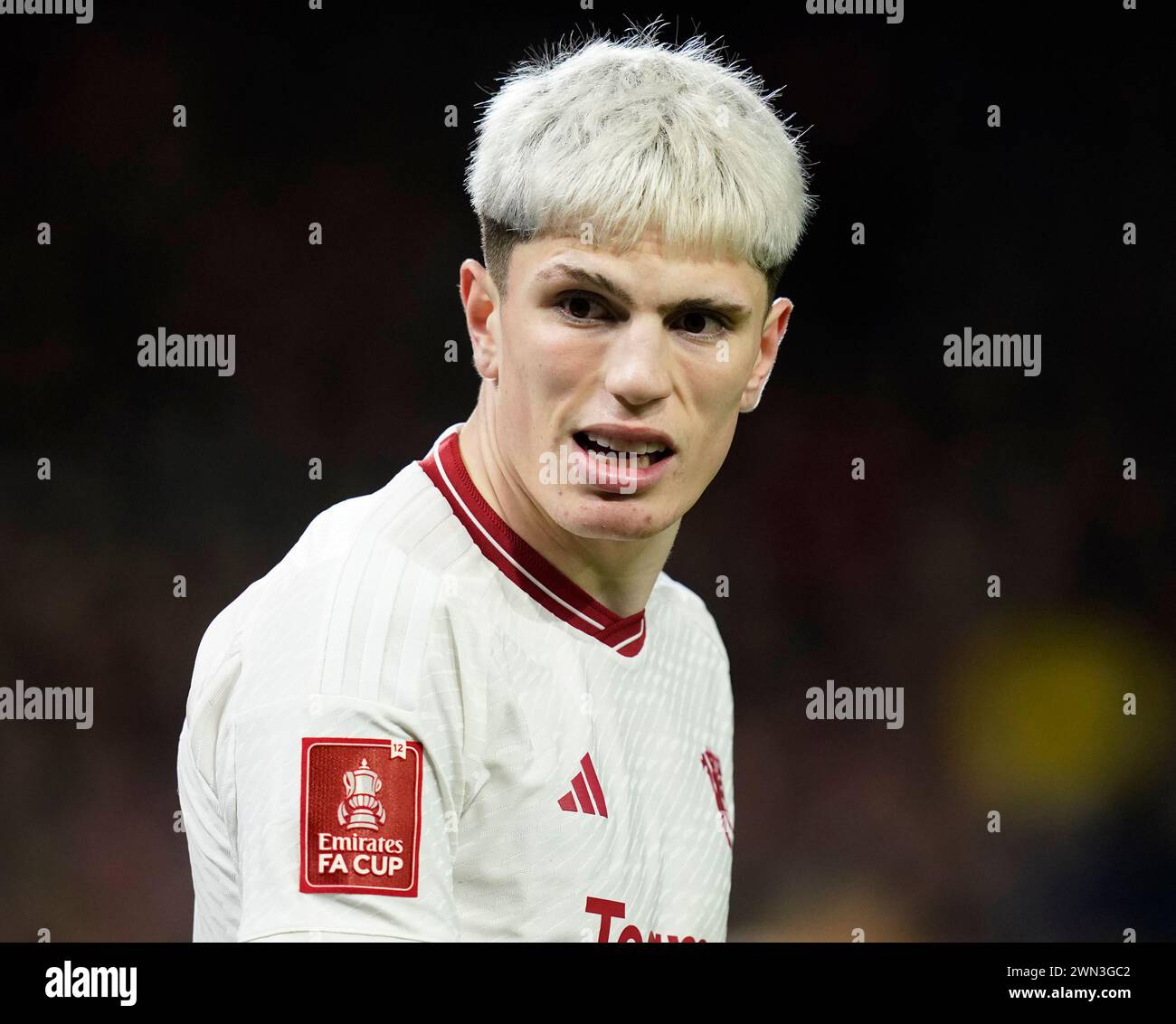 Garnacho fa cup hires stock photography and images Alamy