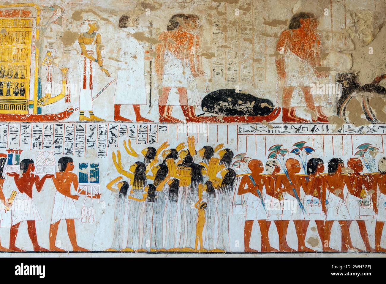 Egyptian tomb painting hi-res stock photography and images - Alamy
