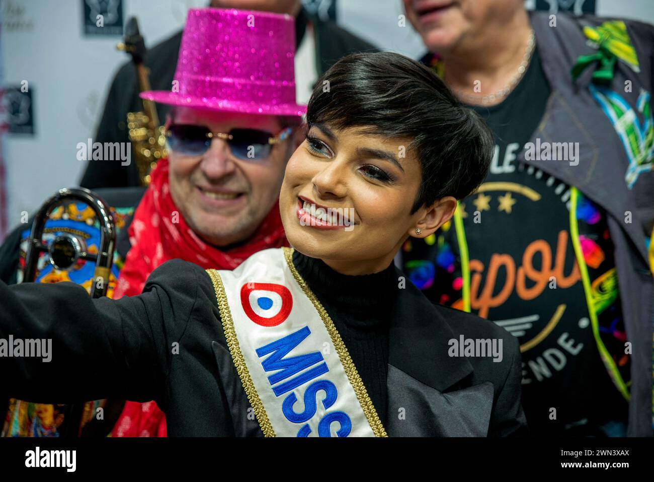 Miss France 2025, Eve Gilles is spotted at SIA 2025 during the 60th