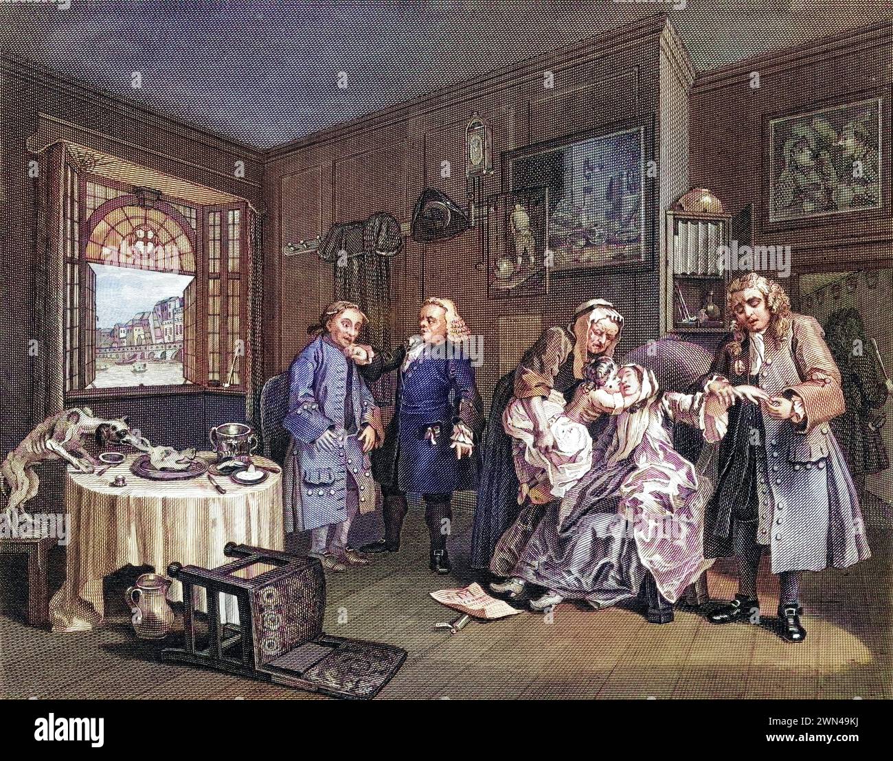 Black death london illustration hi-res stock photography and images - Alamy
